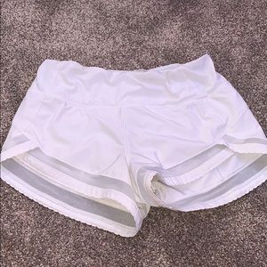 Lululemon white shorts